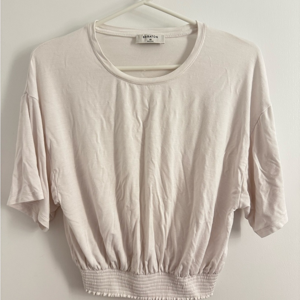 Babaton Ovadia White Crop Top